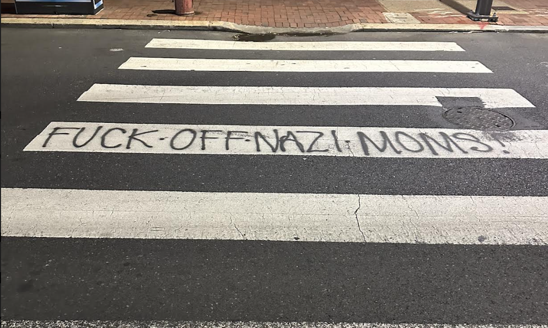 Graffiti on Philadelphia street near Independence Hall